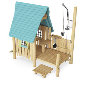 Holz-Spielplatzgerät 1