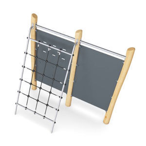 festinstallierte Kletterwand 1