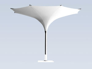 Sonnenschirm für Events / Objektmöbel / Stoff / Aluminium
