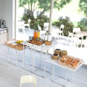 Neutrales Selbstbedienungsbuffet / für professionellen Einsatz