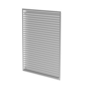 Sonnenschutzlamelle / extrudiertes Aluminium