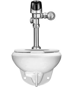 hängendes WC / Keramik / mit eingebauter Spülung
