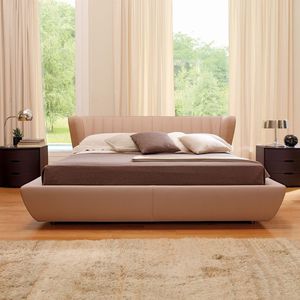 Rundes Bett - SUNSHINE - Falegnami - Doppelbett / modern / Polster