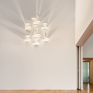moderne Wandleuchte / Glas / aus Borosilikatglas / LED