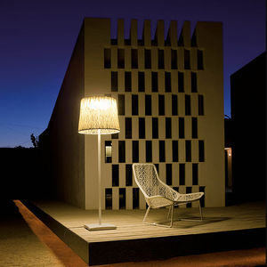 Stehleuchte / modern / Stahl / aus Methacrylat