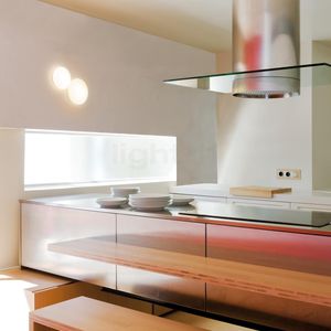 moderne Wandleuchte / geblasenes Glas / LED / fluoreszierend