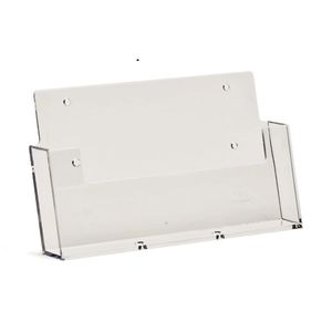 wandmontiertes Ablageregal / für Broschüren / Kunststoff