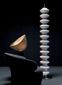 elektrischer Heizkörper / Stahl / originelles Design / vertikal