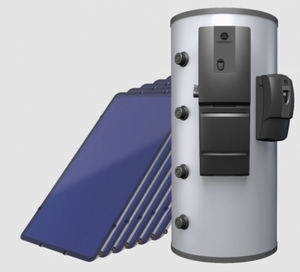 Solar-Heißwasserspeicher 1