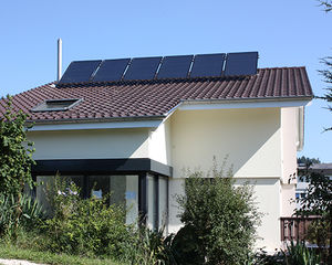 planer thermischer Sonnenkollektor 1