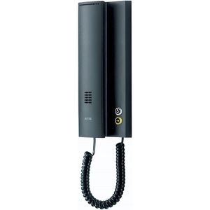 schwarze Audio-Türsprechanlage 1