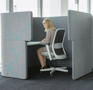 bodenstehende Bürotrennwand