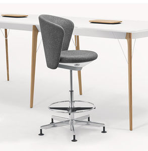 Stoff-Arbeitshocker / Polster / drehbar / regelbar