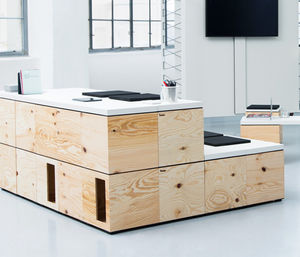 Holz-Aufbewahrungsbox