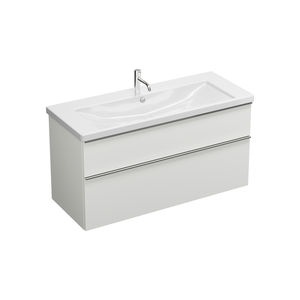 Waschbecken mit integrierten Schubladen