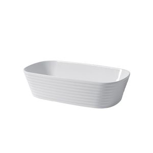 Aufsatzwaschbecken - LOOM : LO05038001 - Disegno Ceramica - rechteckig