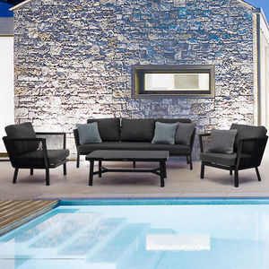 modernes Sofa / Polyester / aus Acryl / 3 Plätze