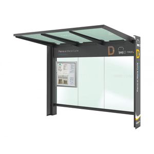 Glasbushäuschen