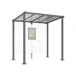 Glasbushäuschen