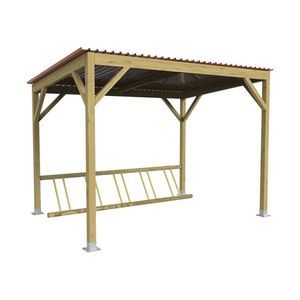 Fahrradunterstand / galvanisiertem Stahl