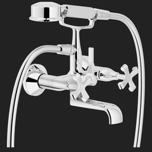 Zweigriffmischer für Badewanne