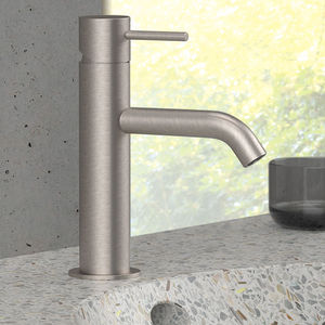 Einhebelmischer für Waschtisch / Edelstahl / für Badezimmer / 1-Loch