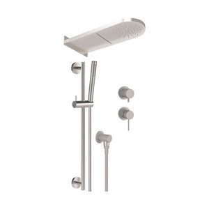 wandmontiertes Duschsystem