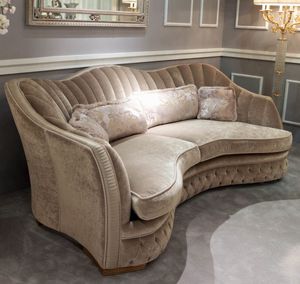 halbrundes Sofa