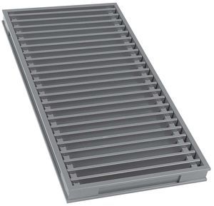 Lüftungsgitter / extrudiertes Aluminium 1