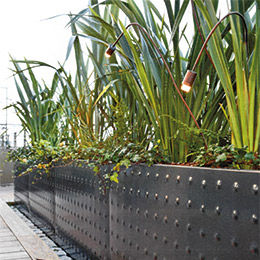 Leuchtpoller für Garten