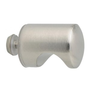 moderner Möbelknopf / aus verchromtem Messing / gebürsteter Edelstahl / Messing mit Goldauflage