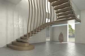 halbgewendelte Treppe 1