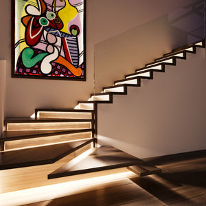viertelgewendelte Treppe