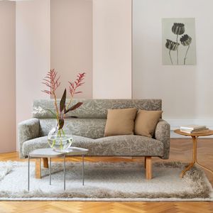 modernes Sofa / Stoff / 3 Plätze / schrägstellbar