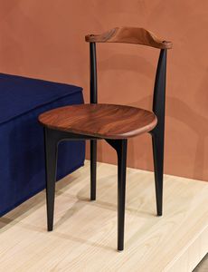 Stuhl / skandinavisches Design / aus Eiche / aus Nussbaum / aus Birke