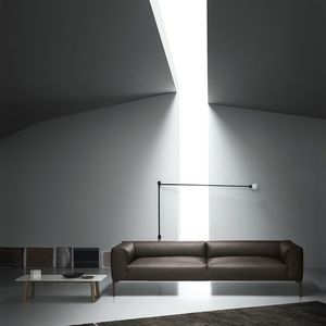 braunes Sofa