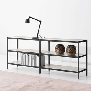 Modulregal / modern / Aluminium / Edelstahl