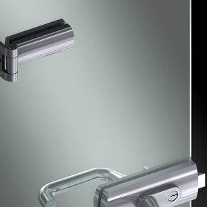 Scharnier für Glastür