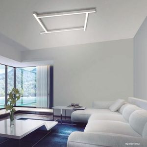 moderne Deckenleuchte / linear / Aluminium / Polycarbonat