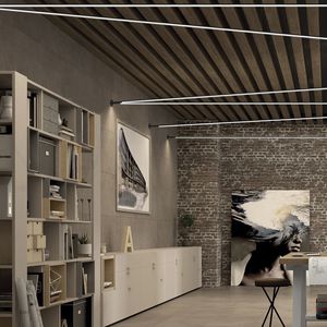 Hängelampe / modern / Aluminium / Polycarbonat