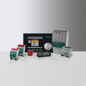 Bedienfeld für Hausautomationssystem / für Heizsystem / für Lüftungssystem / wandmontiert