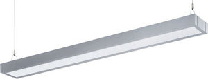 Hängeleuchte / fluoreszierend / linear / Metall