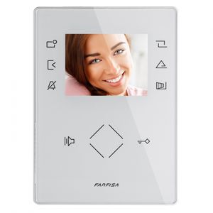 weißer Videosprechanlage