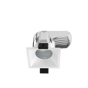Einbaudownlight / LED / quadratisch / Aluminium
