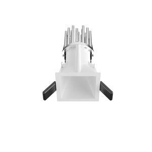 Einbaudownlight / LED / quadratisch / Aluminium