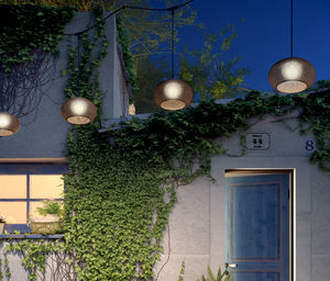 Hängelampe / modern / Aluminium / Edelstahl