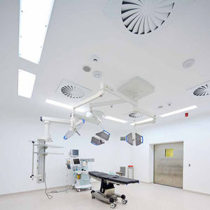 Leuchte für Deckeneinbau / LED / linear / Stahlblech