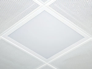Einbaudownlight / LED / quadratisch / Stahlblech