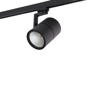 LED-Schienenleuchte / rund / Aluminium / Aluminiumguss