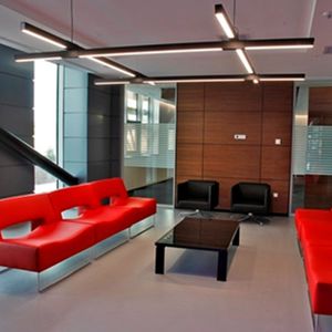 Hängeleuchte / LED / extrudiertes Aluminium / Polycarbonat